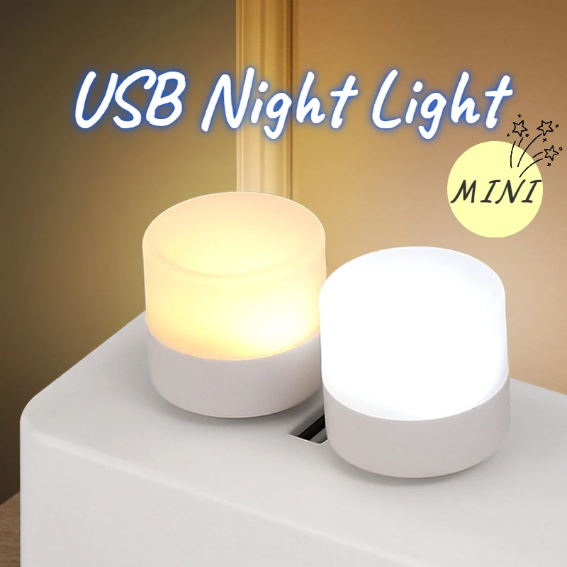 50/1Pcs Mini USB Night Light