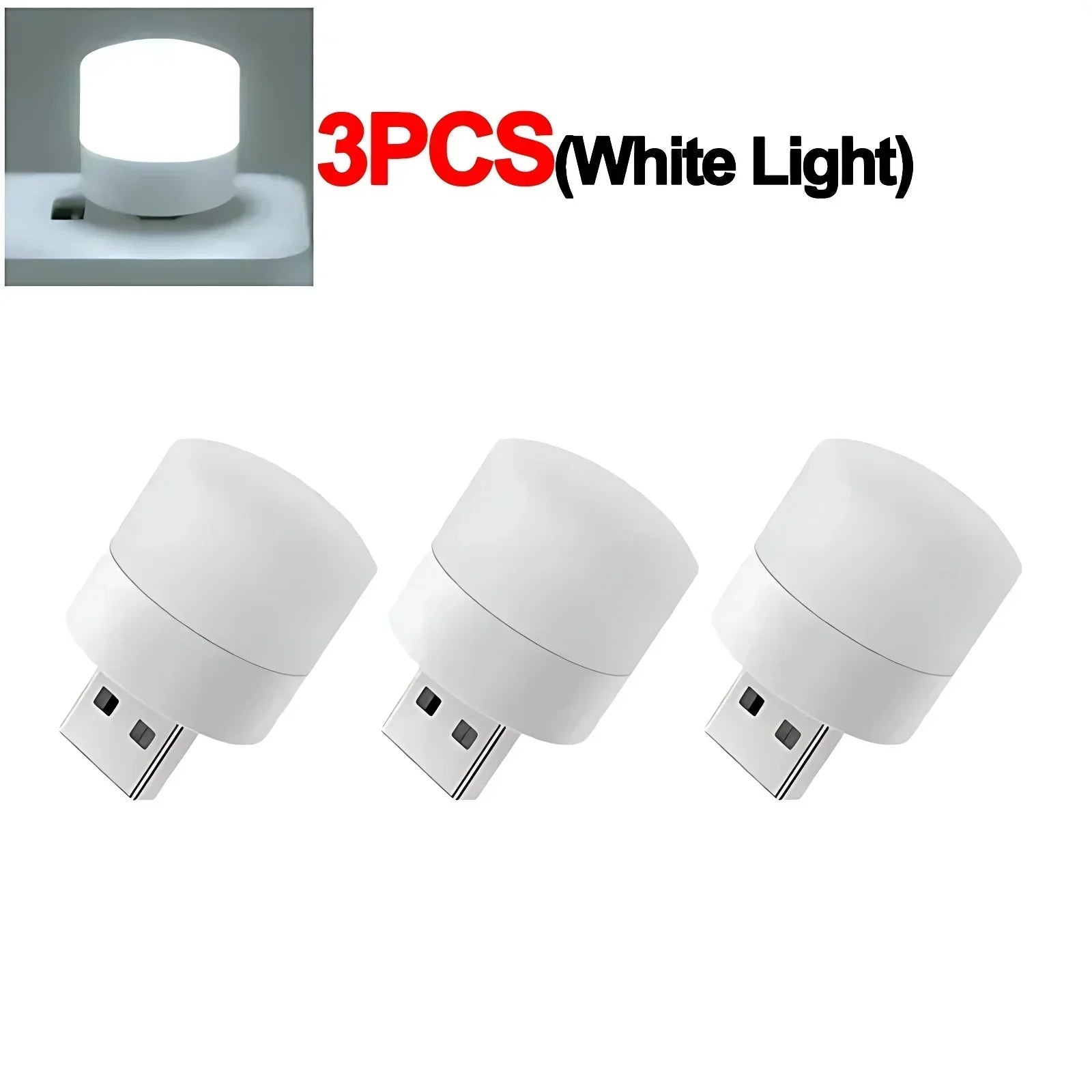 50/1Pcs Mini USB Night Light